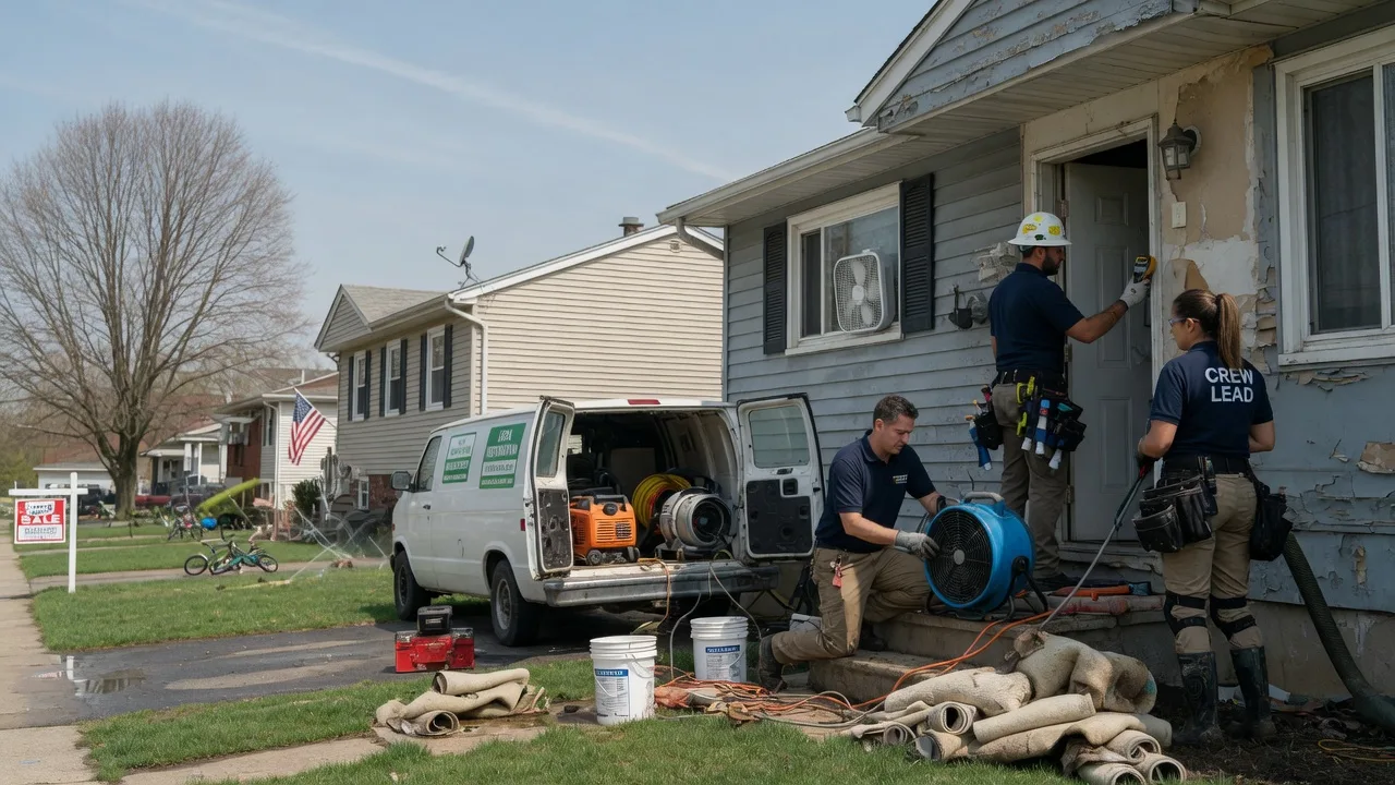 Flood Cleanup in Jeromesville, OH near me