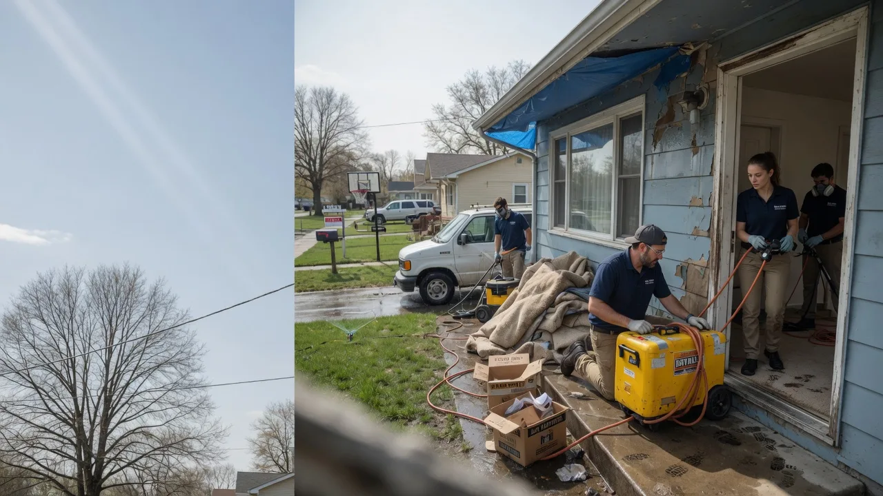 Basement Flood Cleanup in Jeromesville, OH near me